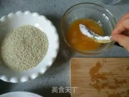 Make Double sesame shrimp step 11