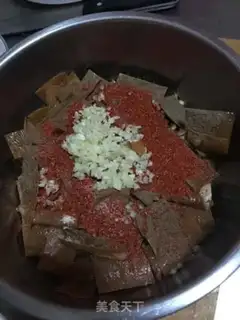 Make Spicy bean skin step 3