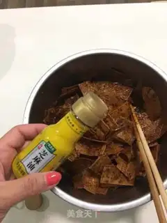 Make Spicy bean skin step 7