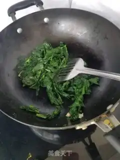 Make Clear the red potato leaves step 3