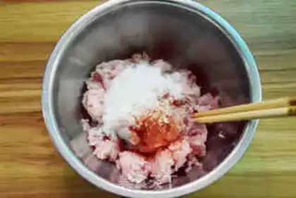 Make Sand and pork step 3