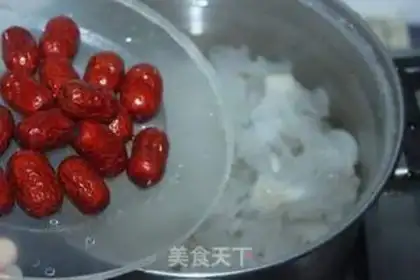 Make The silver spoon of red dates step 4