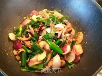 Make Onion fried lamb step 6