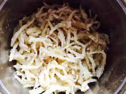 Make Sand tea with potatoes step 3