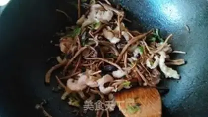 Make Tea mushrooms dry fragrance step 7