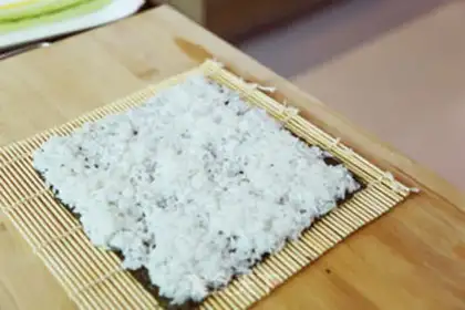 Make Mustard sushi step 1