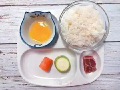 Make Beef gold fried rice step 0