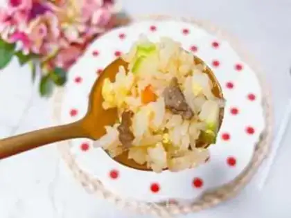 Make Beef gold fried rice step 11