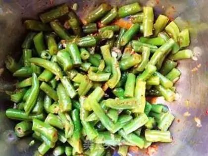 Make Garlic peas step 5
