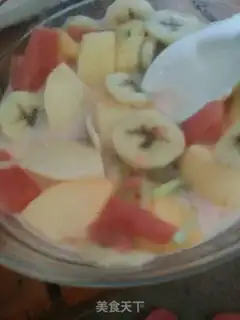 Make Fruit milk step 1