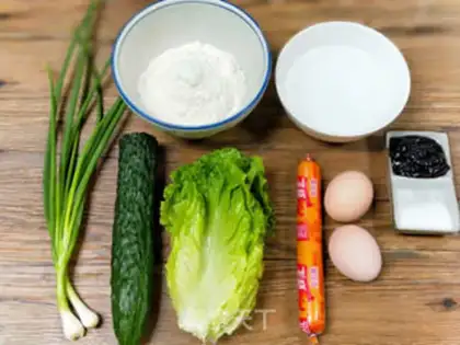 Make Eel egg burrito step 0