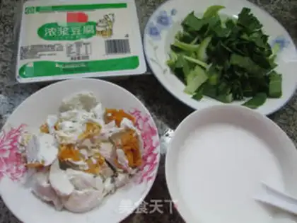 Make ♪ A pickle of ducks and tofu ♪ step 0
