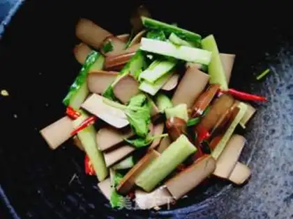 Make cucumber eggs dry step 4