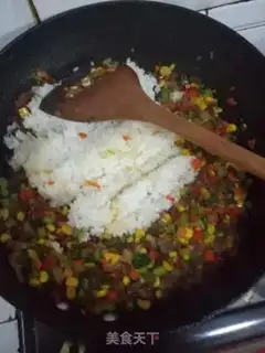 Make Beef fried rice step 6