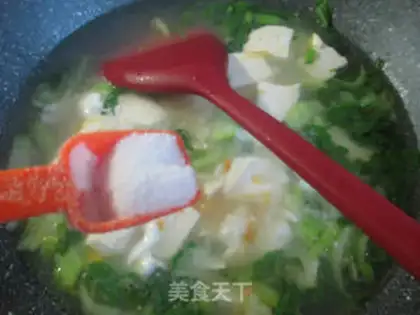 Make ♪ A pickle of ducks and tofu ♪ step 5