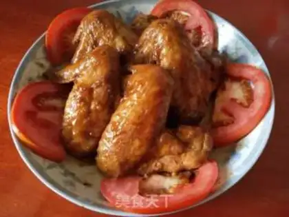 Make Chicken wings with eggplant juice step 8