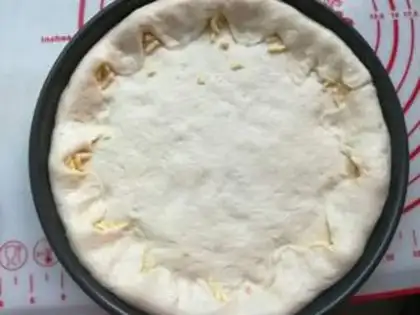 Make Sweet pea corn ham pizza step 7