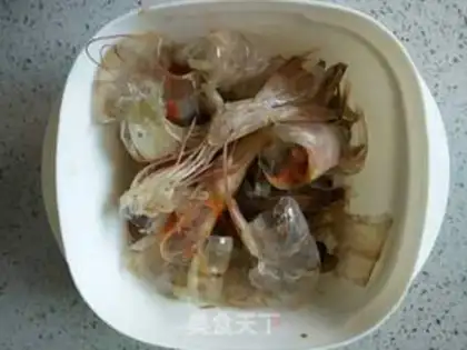 Make Eggs, tofu, shrimp step 2