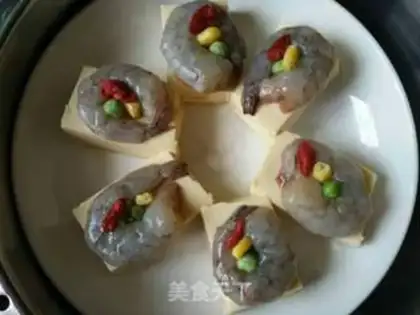 Make Eggs, tofu, shrimp step 4