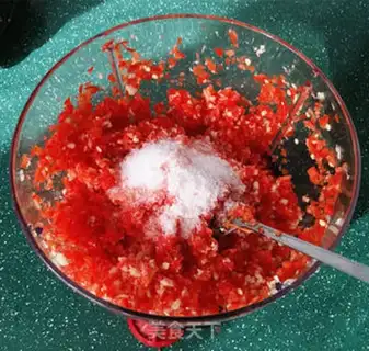 Make Homemade garlic peppers step 6