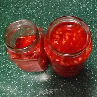 Make Homemade garlic peppers step 8