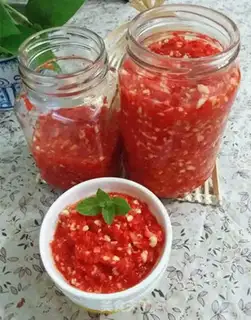 Make Homemade garlic peppers step 9