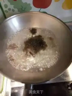 Make Cream of lavender soup step 1