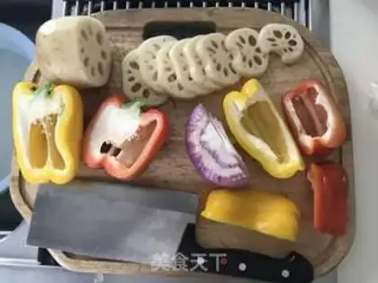 Make Lian tofu burger step 0