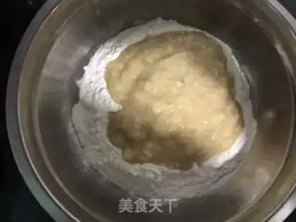 Make Banana waffles step 1