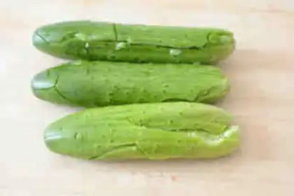 Make Shoot the cucumber step 4