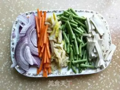 Make Red fries step 1