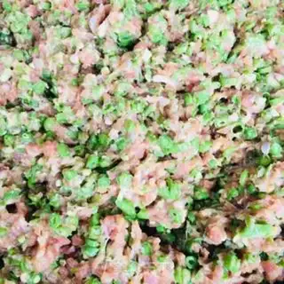 Make Soybeans pork dumplings step 3