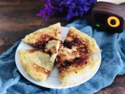 Make Banana waffles step 8
