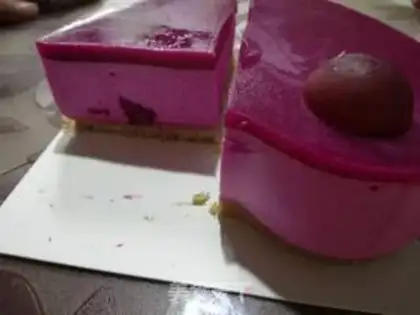 Make Flamingo mousse cake step 0