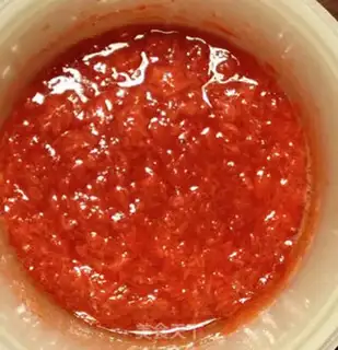 Make Strawberry sauce step 2