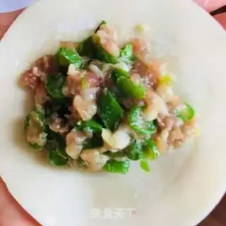 Make Soybeans pork dumplings step 4
