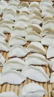 Make Eggs, shrimp, dumplings step 11