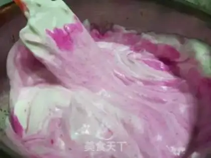 Make Flamingo mousse cake step 9