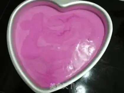 Make Flamingo mousse cake step 12