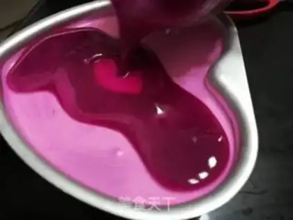Make Flamingo mousse cake step 13