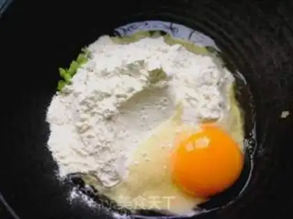 Make Onion pancakes step 2