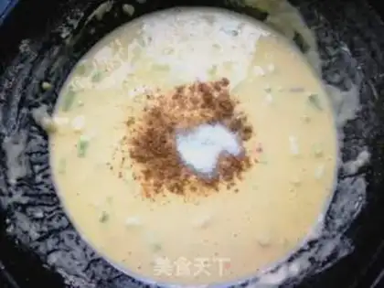 Make Onion pancakes step 3