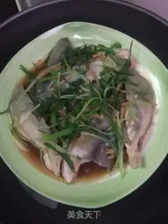 Make Salmon sauce steamed fish head step 5