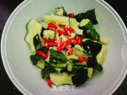 Make Garlic cucumber step 2
