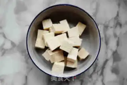 Make Sand, shrimp, tofu step 0