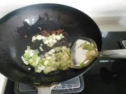 Make Sand, shrimp, tofu step 4