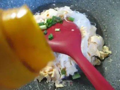 Make Duck egg fried fans step 4