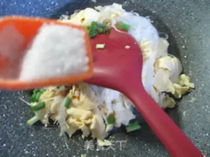 Make Duck egg fried fans step 5