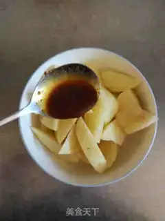 Make Sand tea, microwaved potatoes step 5