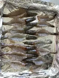 Make Grinded shrimp step 1
